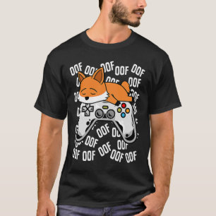 Fox Video Game Noob Oof Kids Boys Girls T-Shirt