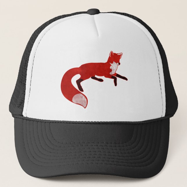 Fox Vintage Design Hat (Front)