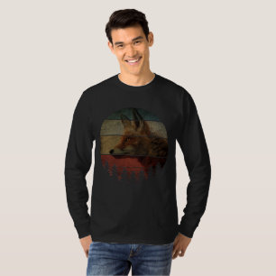 FOX VINTAGE PAINTING STYLE T-Shirt