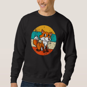 Fox Vintage Retro Sweatshirt