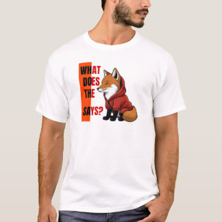 fox, what does the fox says? T-Shirt