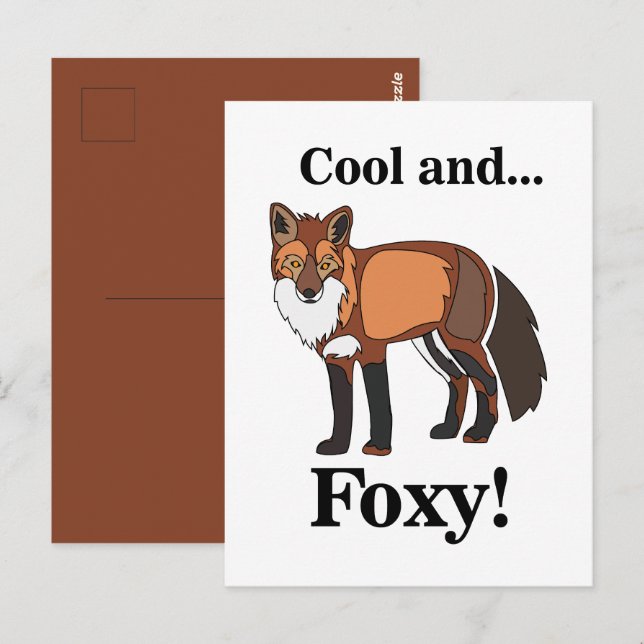 Fox Wild Animal Foxy Postcard (Front/Back)