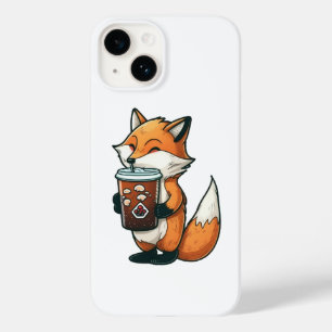 Fox with a cup Case-Mate iPhone 14 case