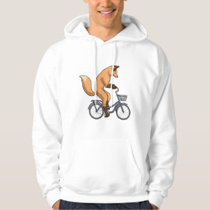 Fox with Bicycle Hoodie