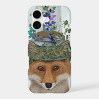 Fox with Butterfly Bell Jar