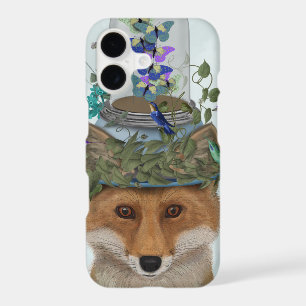 Fox with Butterfly Bell Jar