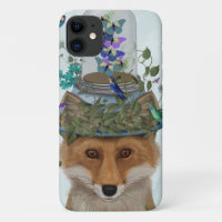 Fox with Butterfly Bell Jar
