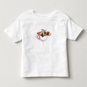 Fox with Coffee Cup Toddler T-Shirt