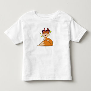Fox with Glasses Toddler T-Shirt
