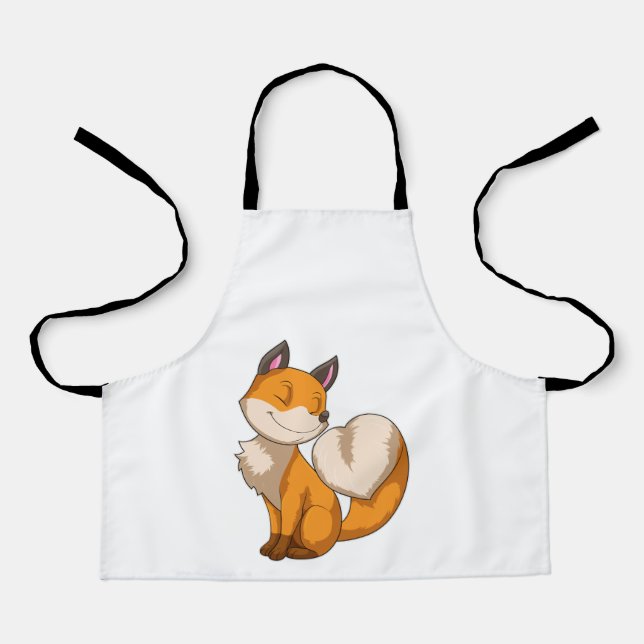 Fox with Heart Apron (Front)