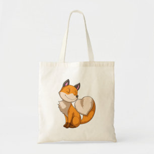 Fox with Heart Tote Bag
