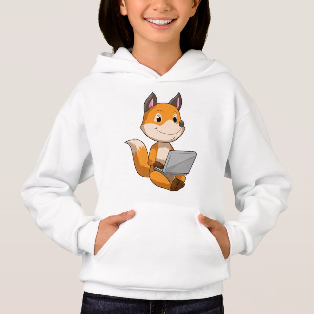 Fox with Laptop (Front)