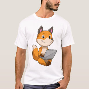 Fox with Laptop T-Shirt