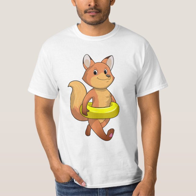 Fox with Lifebuoy T-Shirt (Front)