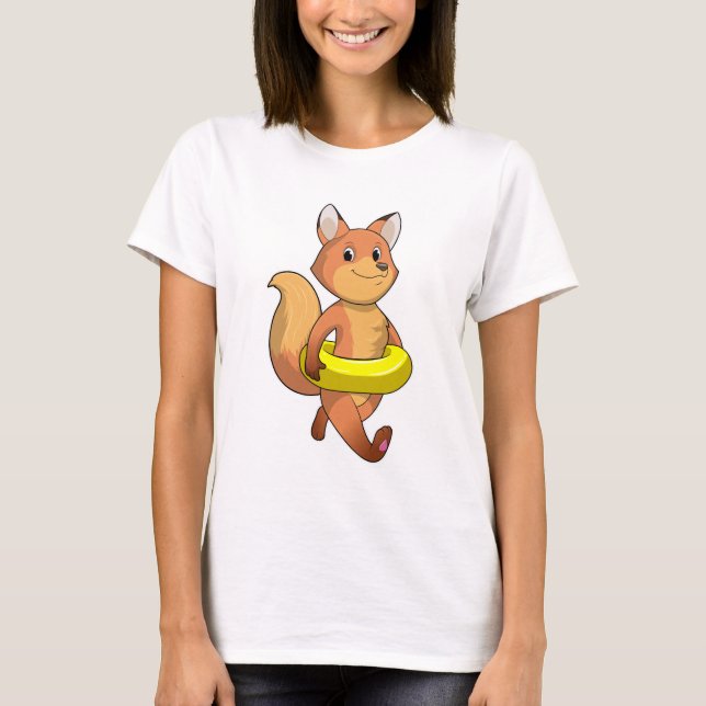 Fox with Lifebuoy T-Shirt (Front)