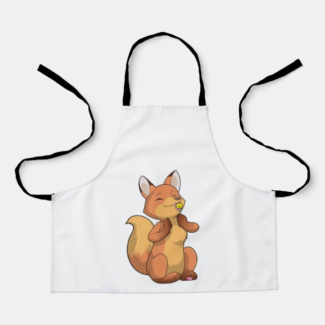 Fox with Lollipop Apron (Front)