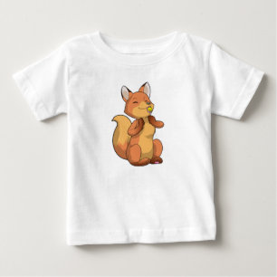Fox with Lollipop Baby T-Shirt