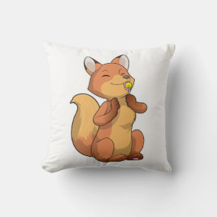 Fox with Lollipop Cushion