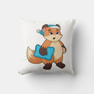 Fox with Nightcap Cushion