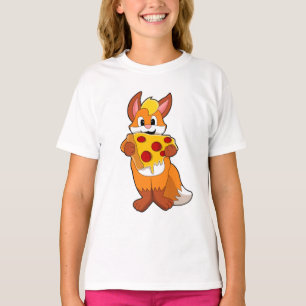 Fox with Pizza T-Shirt