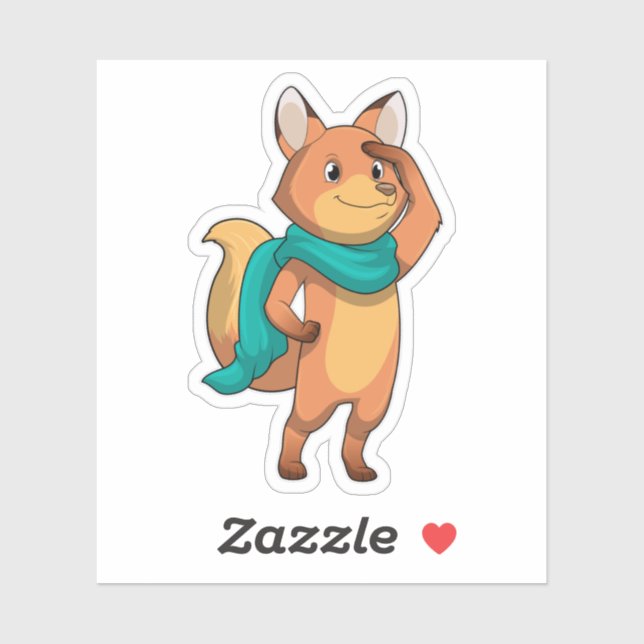 Fox with Scarf (Sheet)