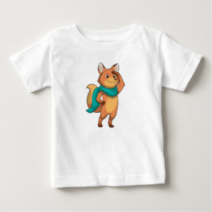 Fox with Scarf Baby T-Shirt