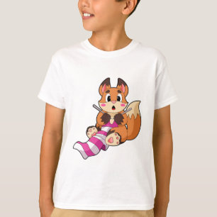 Fox with Scarf T-Shirt