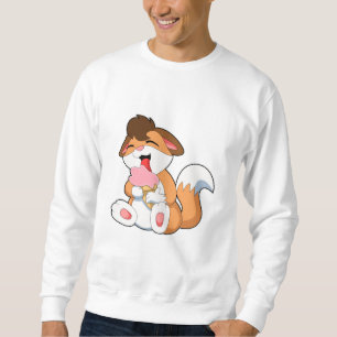 Fox with Strawberry Ice cream Sweatshirt