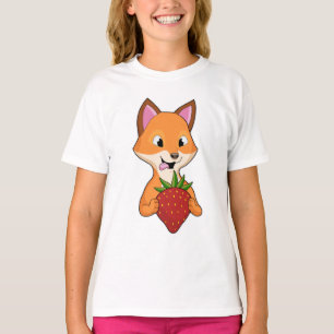 Fox with Strawberry T-Shirt