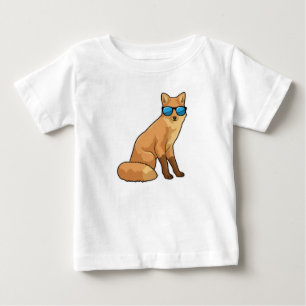Fox with Sunglasses Baby T-Shirt