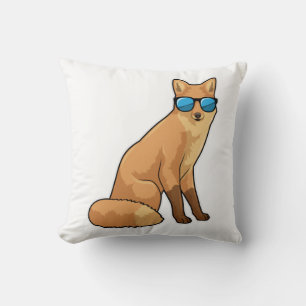 Fox with Sunglasses Cushion