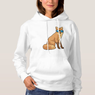 Fox with Sunglasses Hoodie