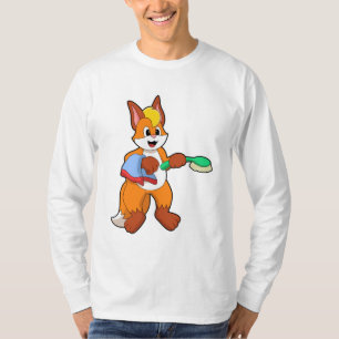 Fox with Towel & Brush T-Shirt