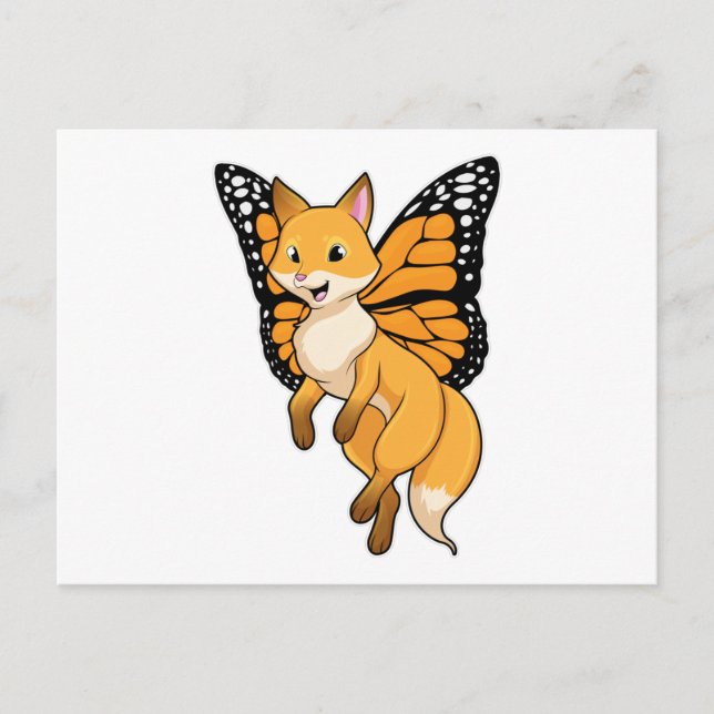 Fox with Wing Postcard (Front)