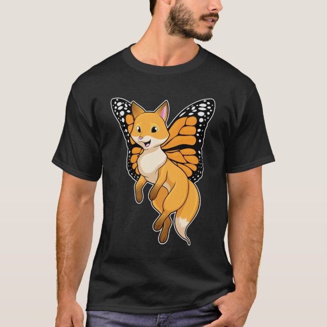 Fox with Wing T-Shirt (Front)