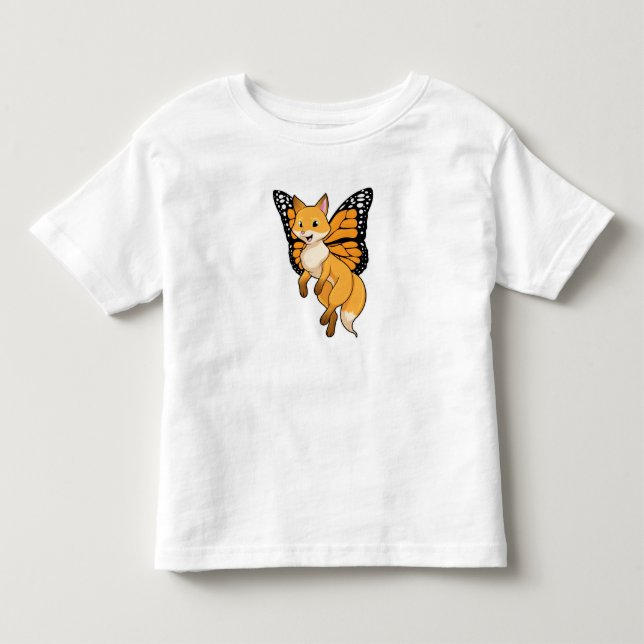 Fox with Wing Toddler T-Shirt (Front)