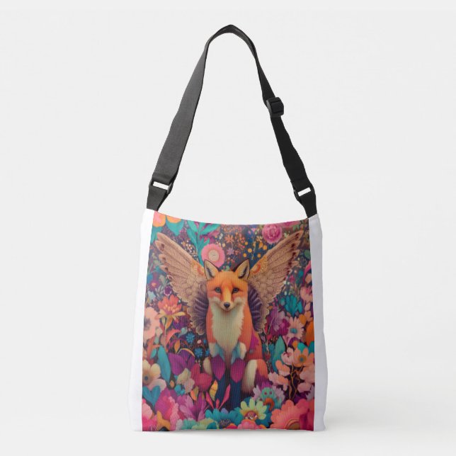 Foxbird of dreams crossbody bag (Front)