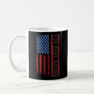 Foxbody American Flag Stang Muscle Car Coffee Mug