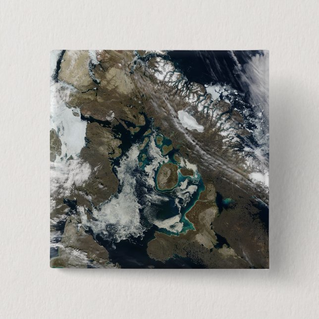 Foxe Basin, Northern Canada 15 Cm Square Badge (Front)