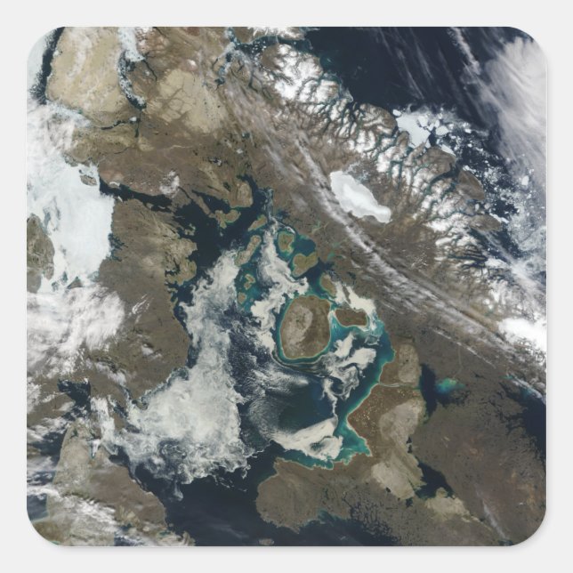 Foxe Basin, Northern Canada Square Sticker (Front)