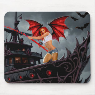 Foxella Vampire Rebel-High Seas Mouse Mat