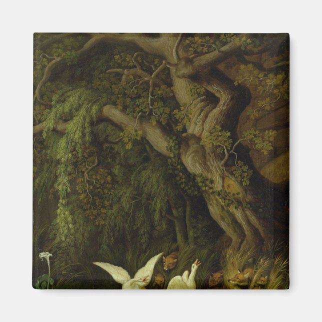 Foxes and Geese Magnet (Front)