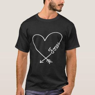 Foxes Cute Graphic Heart Love T-Shirt