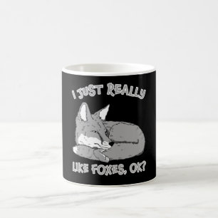 Foxes design fox woodland animal lover forest Gift Coffee Mug