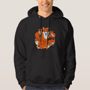 Foxes Family Forest Animal Wildlife Fox Hoodie