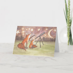 Foxes Father's Day Card