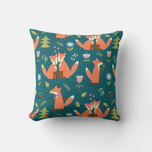 Foxes in Love Cushion