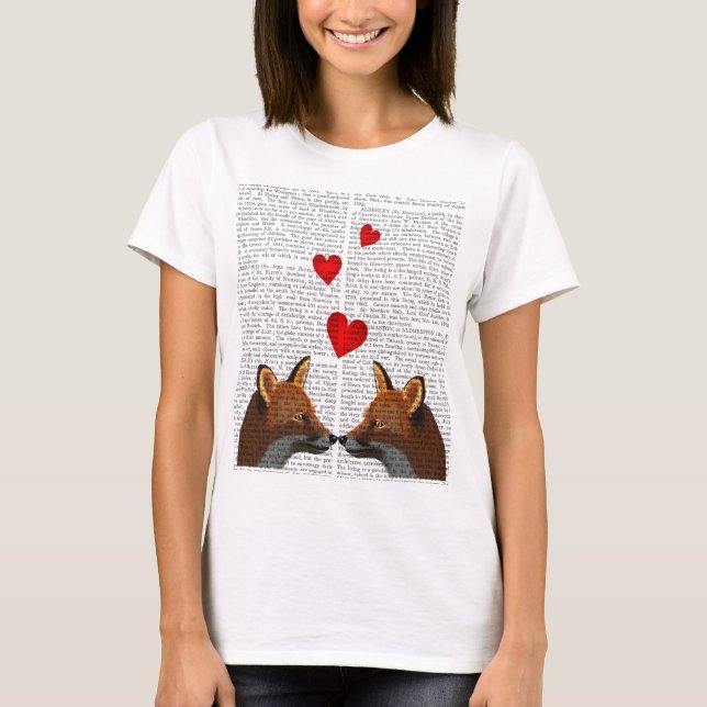 Foxes in Love T-Shirt (Front)