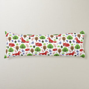 Foxes in the Oak Forest Body Cushion