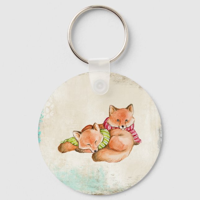 Foxes Key Ring (Front)